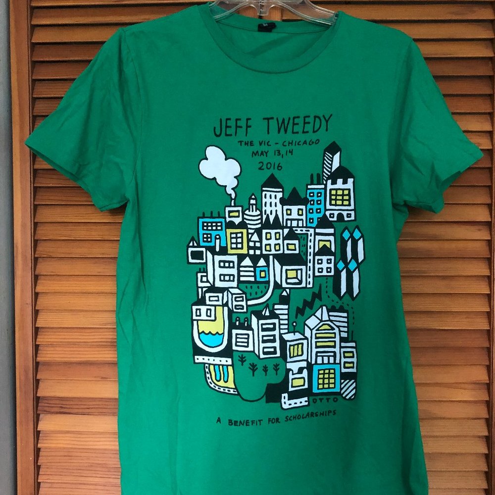 Jeff Tweedy 2016 Benefit Concert T-Shirt sz S